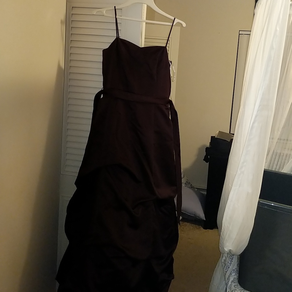 Brown prom dress